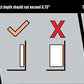 Gorilla Heavy Duty Double Sided Mounting Tape, 1-Pack, Black- 6055002 MEGA