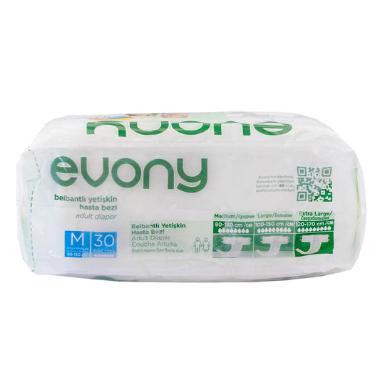 Evony Adult Diaper Medium 30 Units- 347078 ebuystt