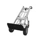 Cosco Handmick 3 In 1 Convertible Pneumatic 1000 Lbs Load Capacity 61" Height, 55-3/4" Length X 21" Width Hand Truck - Easily Converts To A 2 Wheel Upright, 4 Wheel Cart, Or An Assisted 4 Wheel Hand Truck - 206260 Ebuystt