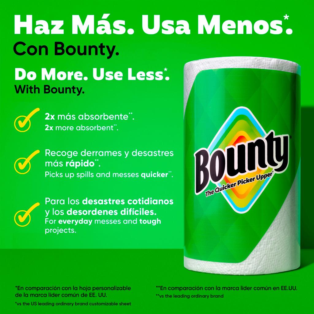 Bounty Kitchen Towels 12 Units / 82 Sheets-492838. Don't let spills and dirt get in your way. Stay confident with Bounty, the Quicker Picker Upper.-492838 EBUYSTT