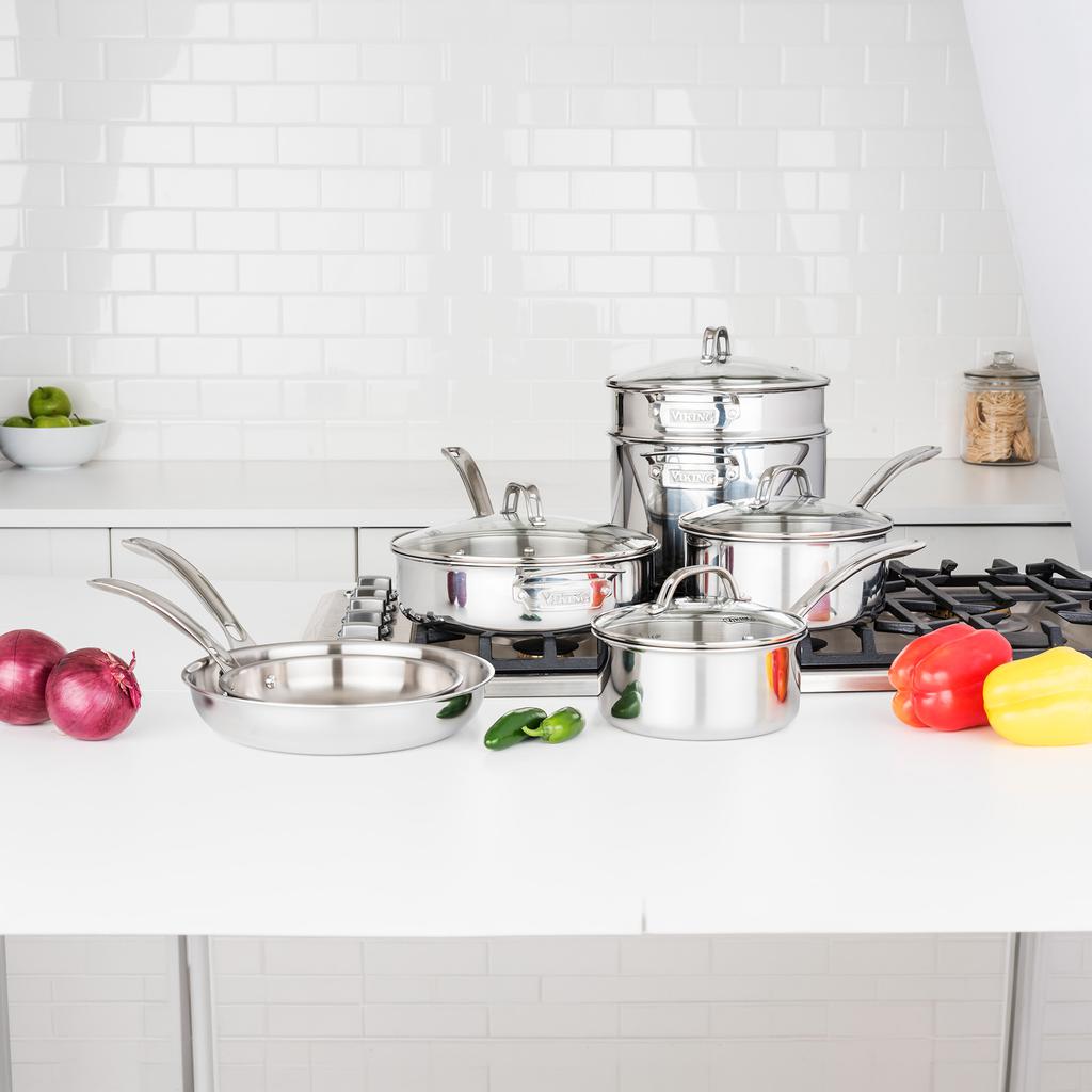 Viking Stainless Steel Cookware Set 11 Pieces - 503967 ebuystt