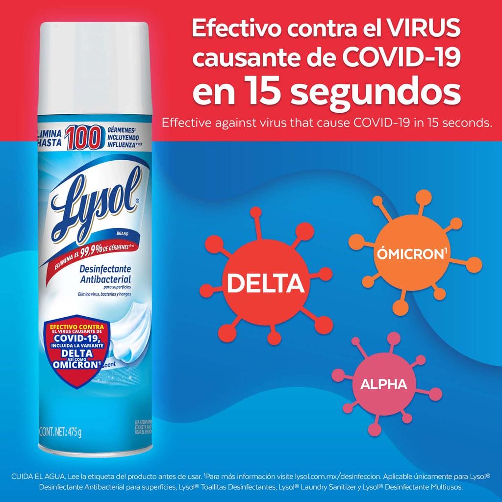Lysol Disinfectant Spray Crisp Linen 3 Units / 562 mL / 19 oz - 410561 dayana sifontes
