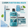 Listerine Coolmint Mouthwash 2 Units / 1 L. Protect your mouth from germs with Listerine Fresh Mint Antiseptic Mouthwash-478488