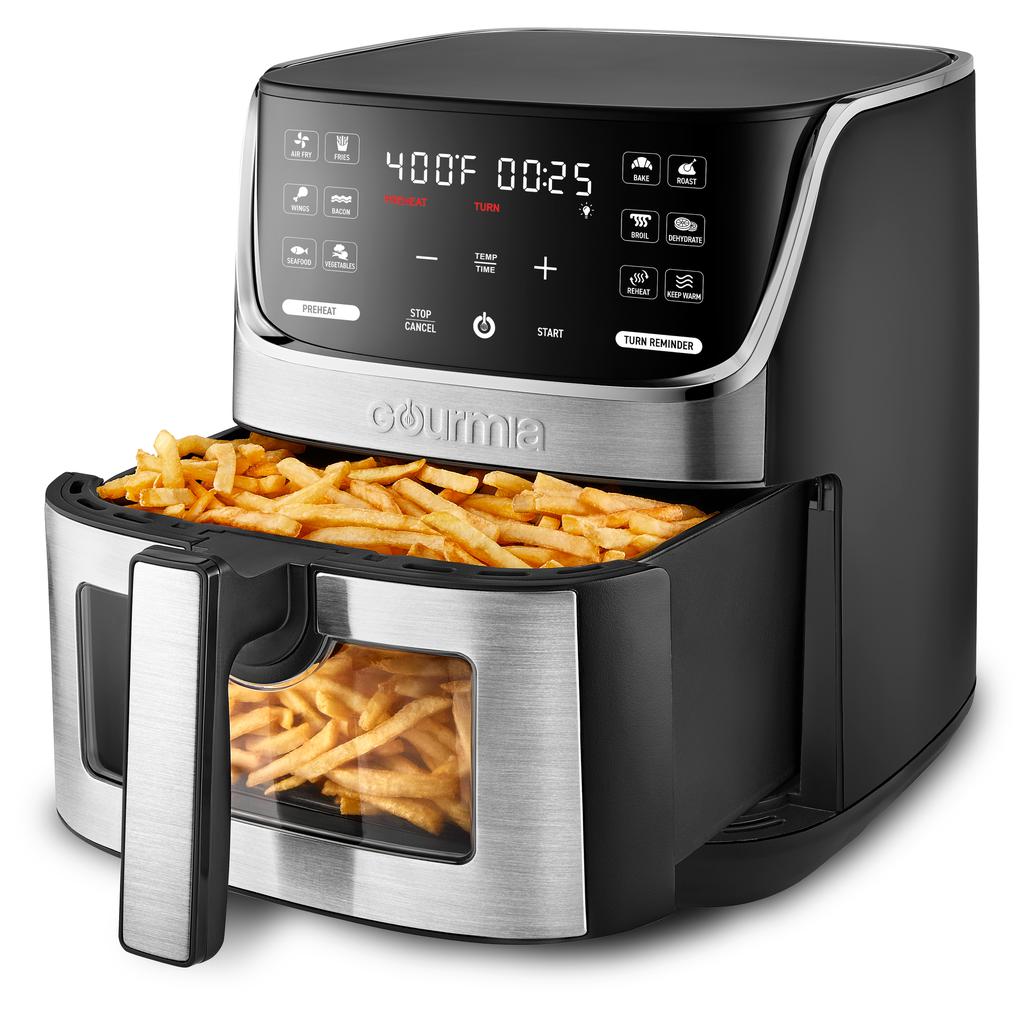 Gourmia Stainless Steel Air Fryer 6.62 L / 7 qt-487710 ebuystt