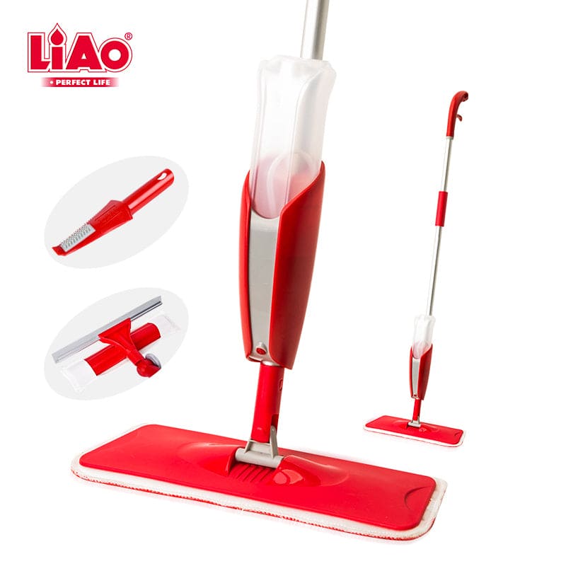 LIAO 37CM MICROFIBER SPRAY MOP & WINDOW CLEANER SET-A130036 ebuystt