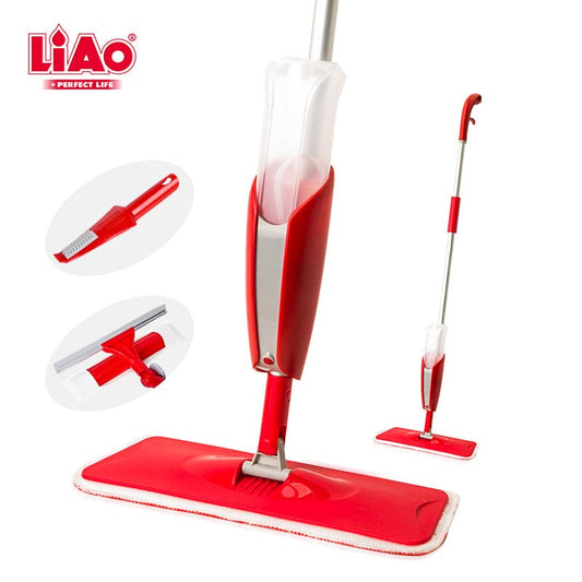 LIAO 37CM MICROFIBER SPRAY MOP & WINDOW CLEANER SET-A130036 ebuystt