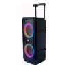 Edison Dual Bluetooth Speaker. It has a 600 watt power, stereo pairing thanks to its integrated Bluetooth and USB port, as well as auxiliary input and two microphone inputs- 453098