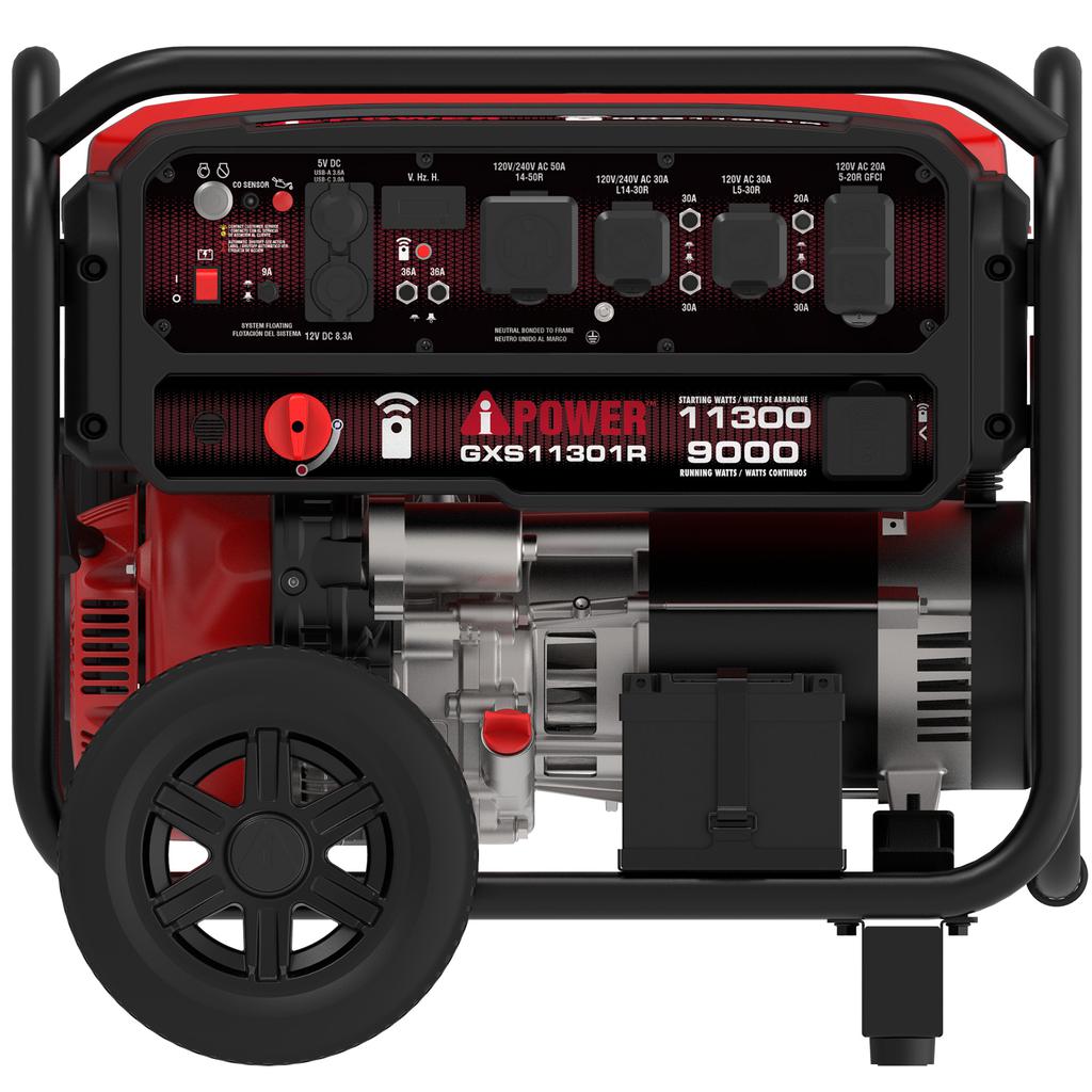A-iPower Portable Generator with Remote Control and Carbon Monoxide Sensor-482038 ebuystt