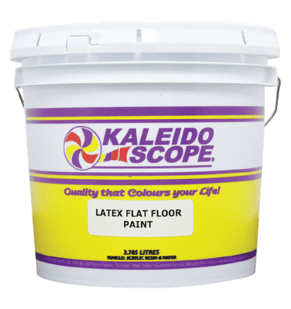 KALEIDOSCOPE Latex Flat Floor Paint Tile Red - 3.785 Liters - D208-STD