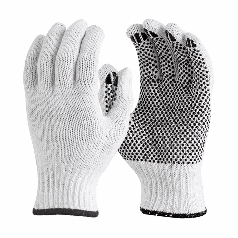 Dotted Gloves Red and Black with Abrasion Resistance and Grip 12525 MEGA