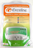 Exceline Electronic Washer & Small Appliance Surge Protector, White-GSM-MP120E