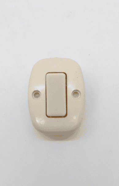 Brown USA- Ivory Single Rocker Switch Surface Mount – BREL0002 MEGA