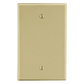 Brown Face Plate Ivory 2 x 4 PVC Cover, Designed for the Unused Outlet, To Neatly Cover Outlets. Indoor use to Provide A professional Look to Home, Office, Business Establishments Etc. Easy to Install for Electricians, Homeowners, DIYers. -BREL0036 MEGA