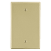 Brown Face Plate Ivory 2 x 4 PVC Cover, Designed for the Unused Outlet, To Neatly Cover Outlets. Indoor use to Provide A professional Look to Home, Office, Business Establishments Etc. Easy to Install for Electricians, Homeowners, DIYers. -BREL0036