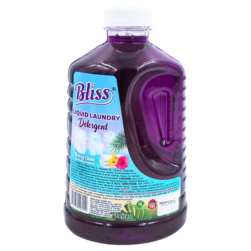 Bliss, Liquid Laundry Detergent, Breezy Clean, 1lt-79264942720 ebuystt