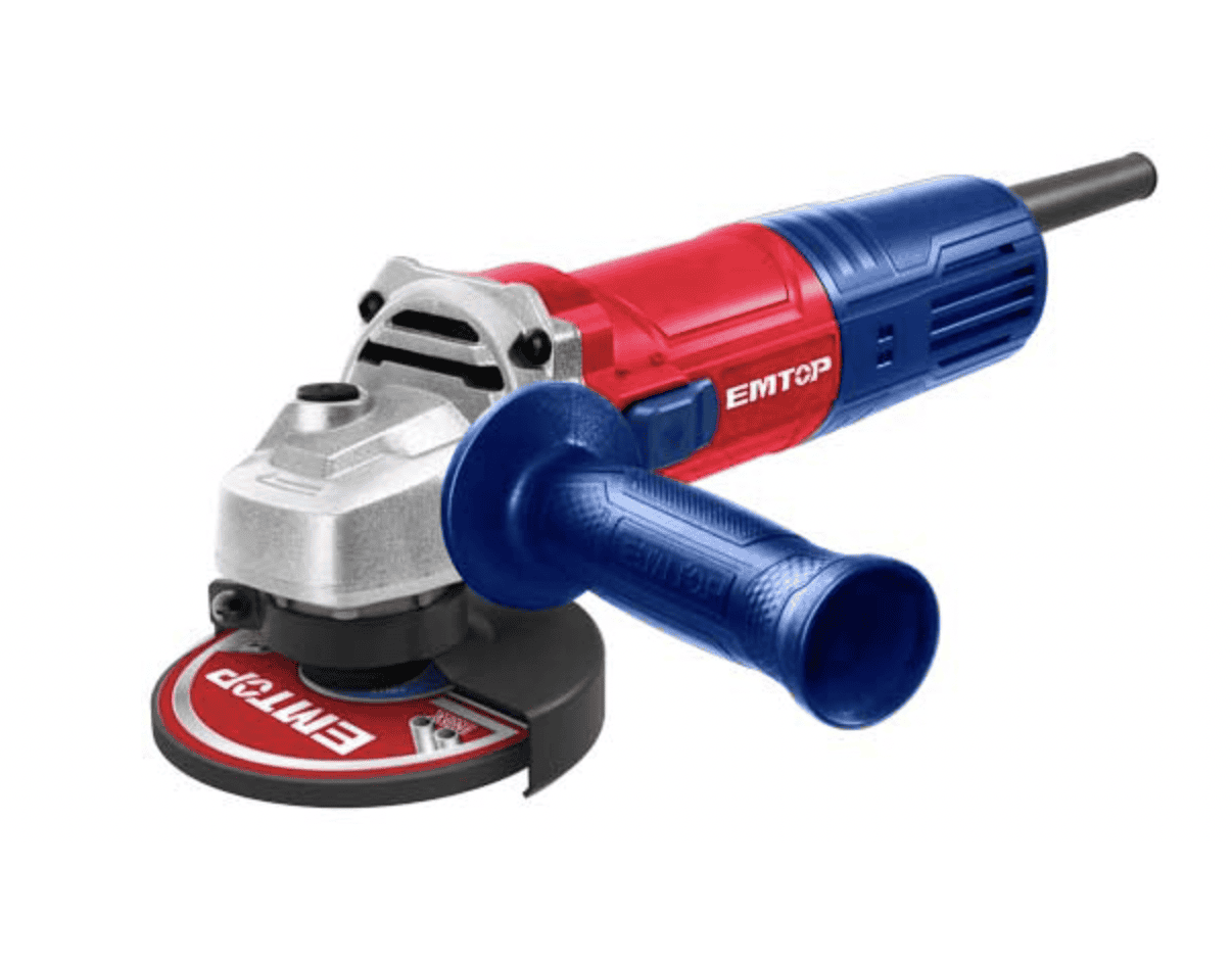 Emtop 4 1/2" Angle Grinder, 750W Powerful, Compact, Durable and Resiliant Angle Grinder for Everyday Use, 1100RPM- ULAGRO7581 MEGA