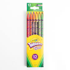 Crayola Coloured Pencils Twistable 12 Pack - 07166257408 Pie's Variety Store
