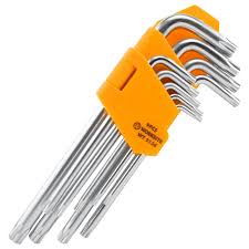 WORKSITE Wrench Set Star Wrench Set Hand Tools Middle Long 9Pcs Cr-V Star Wrench Set -WT2154