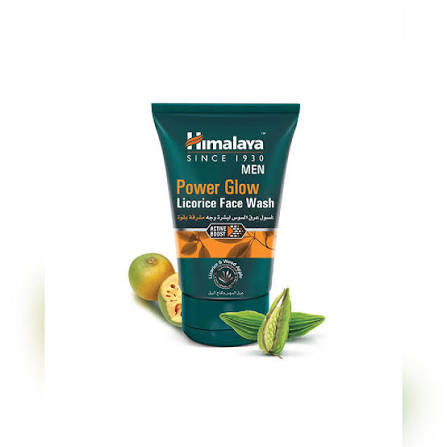 Himalaya MEN Power Glow Licorice Face Wash, 100ml - HMPGLFW1 Pie's Variety Store