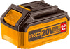 INGCO Lithium-Ion Battery pack, LED battery power indicator 2.0OAh, 4.0OAh, 5.0OAh