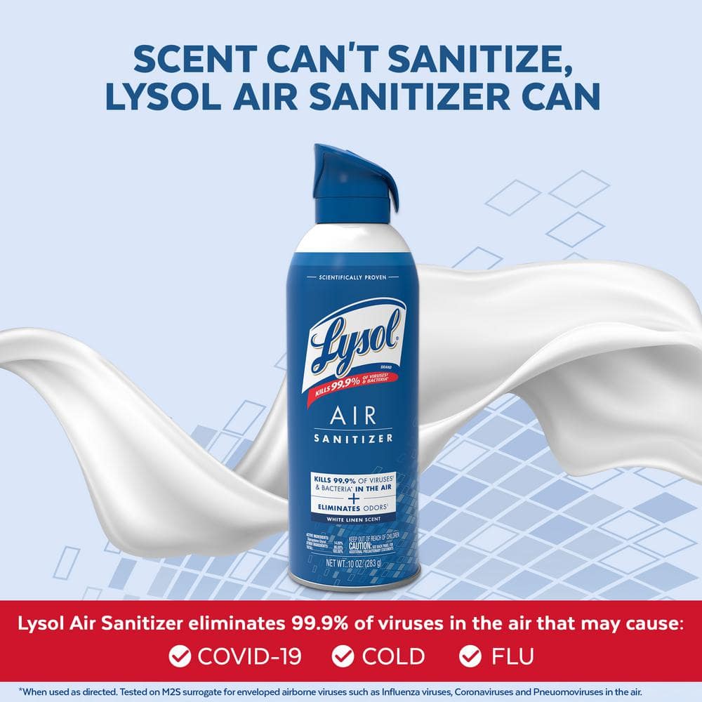 Lysol Air Sanitizer White Linen - LASWL Pie's Variety Store
