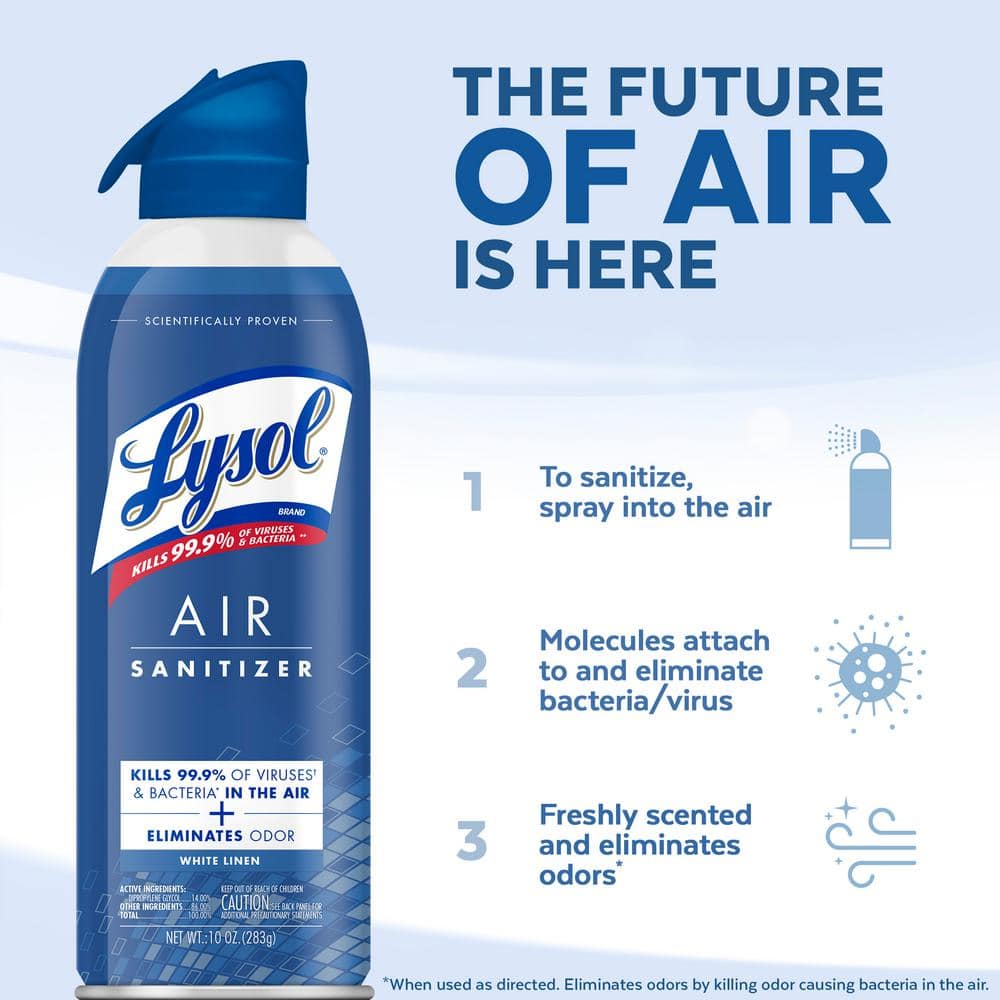 Lysol Air Sanitizer White Linen - LASWL Pie's Variety Store