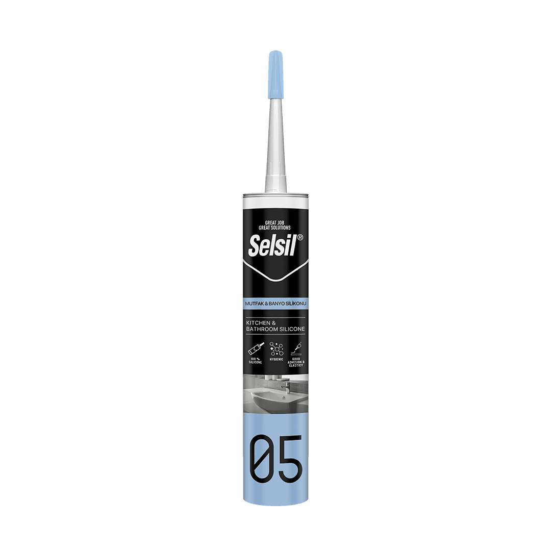 SELSIL 05 KITCHEN & BATHROOM SILICNE 280ML CLEAR-404416 Mega