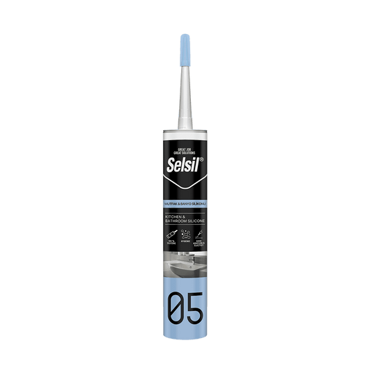 SELSIL 05 KITCHEN & BATHROOM SILICNE 280ML CLEAR-404416 Mega