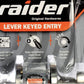 RAIDER Tubular Door Lever Lockset 6841 Stainless Steel (SS) for Office or Front Door MEGA