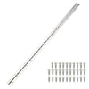 Piano Hinge 1 1/4 Inch x 48 ft x 1.0mm Finish Stainless Steel -48213