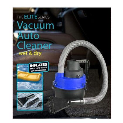 The Elite Series Vacuum Auto Cleaner Wet & Dry 3 Attachment Head , Ideal for Car Interiors, Workshop, Camping Tents, Boat Interiors- 10002404
