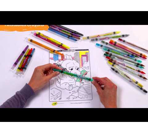 Crayola Coloured Pencils Twistable 12 Pack - 07166257408 Pie's Variety Store