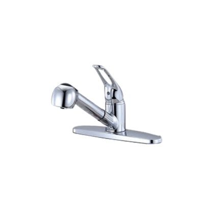 Chrome, Elegantly Crafted, Kitchen Sink Mixer with Sprayer Function - CHGM072