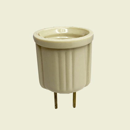 COOPER IVORY 2 PIN ADAPTOR - 736V-BOX