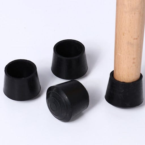 Durable, Skit Resistant, Rubber, Circle Type, Chair Rubbers for Chair Feet to Prevent Scratching on Floor - 31288 MEGA