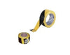 Toolcraft Caution Tape, Yellow and Black, Polythene with Acrylic - TC5098