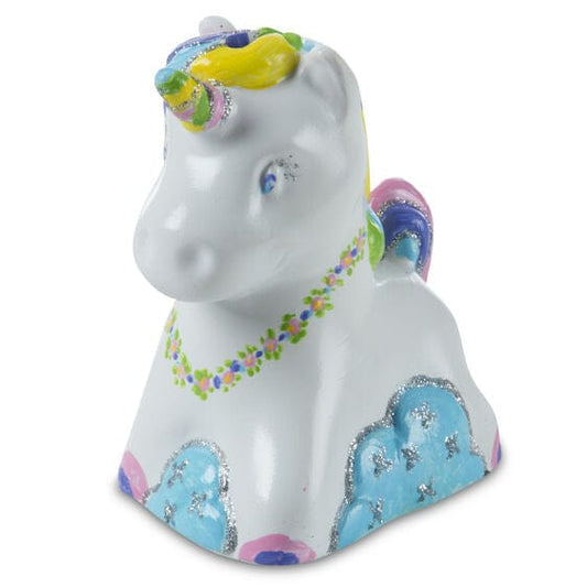 MELISSA & DOUG Created By Me Unicorn Bank: Saving money is fun with this magical unicorn! The all-inclusive craft kit includes a resin unicorn bank - 30119 ebuystt