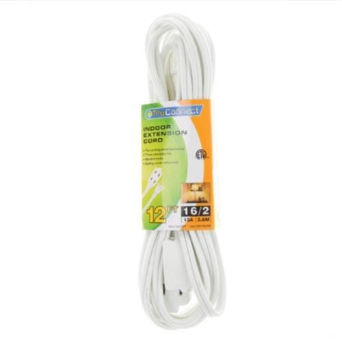 Durable, Indoor Extension Cord With 3 Receptacles, Durable, Perfect for Home or Office
