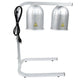 Two Bulb Food Warmer 110V with two 250 Watt Bulbs  This warmer boasts a simple design that combines with a rugged construction to give you a reliable way to keep fried foods hot without drying them out-ROY FW 01 Hannah's Variety Store