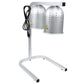 Two Bulb Food Warmer 110V with two 250 Watt Bulbs  This warmer boasts a simple design that combines with a rugged construction to give you a reliable way to keep fried foods hot without drying them out-ROY FW 01 Hannah's Variety Store