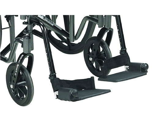 Wheelchair Manual Silver Sport II PS-SSP218DDA-SF Embossed vinyl upholstery is durable, lightweight and easy to clean. Urethane tires mounted on composite wheels provide durability and low maintenance. -9797 Hannah's Variety Store