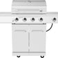 Nexgrill 4 Burner with SideBurner and Griddle grill that’s always ready to fire up soe flavmor for ultimate grilling control, Foldable side shelves provide space flexibility for small patio .Extra griddle for more options-405609 Hannah's Variety Store