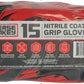 Grease Monkey Nitrile-Coated Work Glove 15 Units  Grease Monkey Nitrile-Coated Work Gloves are perfect for a variety of jobs-441187 Hannah's Variety Store