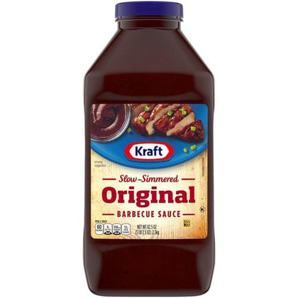 Kraft Original BBQ Sauce 82.5 oz Kraft Original Slow-Simmered BBQ Sauce and Dip adds bold, robust barbecue flavor to almost anything-50630