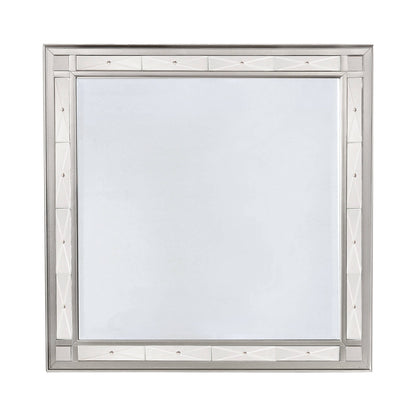 Leighton Beveled Mirror Metallic Mercury Collection: Transform A Sophisticated Space With This Radiant Transitional Mirror, This Mirror Looks Great Above A Mirror. Leighton SKU: 204924 coastmega