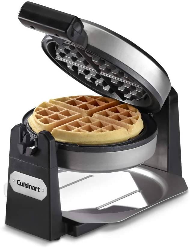 Cuisinart Round Belgian Waffle Maker makes thick, delicious Belgian waffles that are crispy on the outside and light and fluffy on the inside. With this waffle maker, it’s easy to create the gourmet breakfasts and desserts you love - CU-WAF-F10 Pie's Variety Store