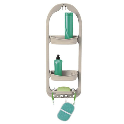Rimax Shower Caddy Beige 10.4 X 5.8 X 27.6 Inches-10003790 Mega
