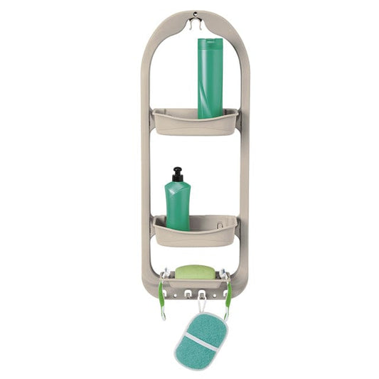 Rimax Shower Caddy Beige 10.4 X 5.8 X 27.6 Inches-10003790 Mega