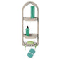 Rimax Shower Caddy Beige 10.4 X 5.8 X 27.6 Inches-10003790 Mega