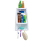 RIMAX BATH & SHOWER CORNER SHELF  9.8X6.9X16IN (11300) Beige / White Mega